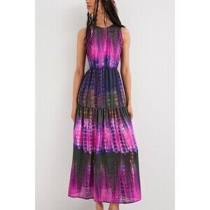 Desigual Tie-Dye Cut Out Dress